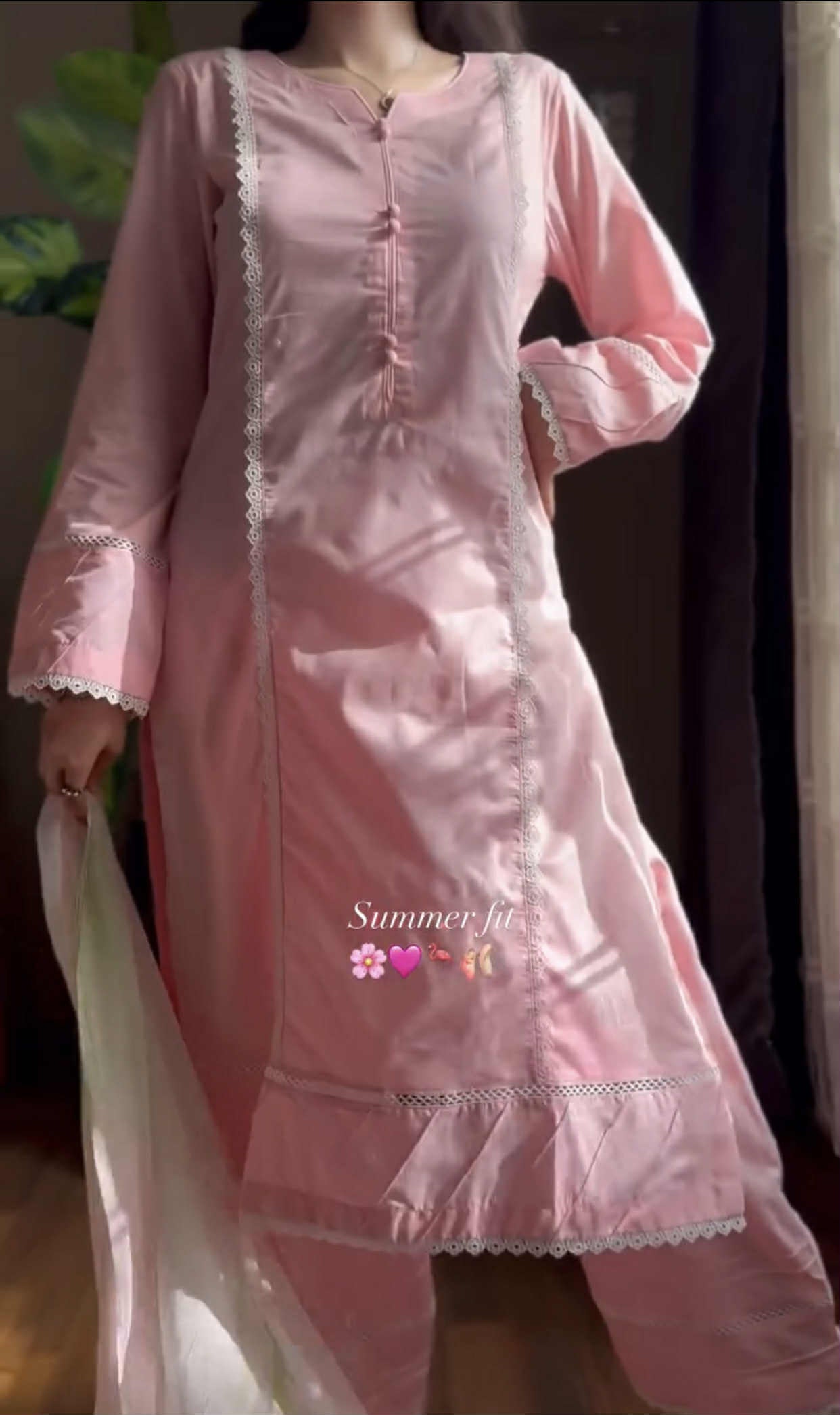 3PCS Pink Suit