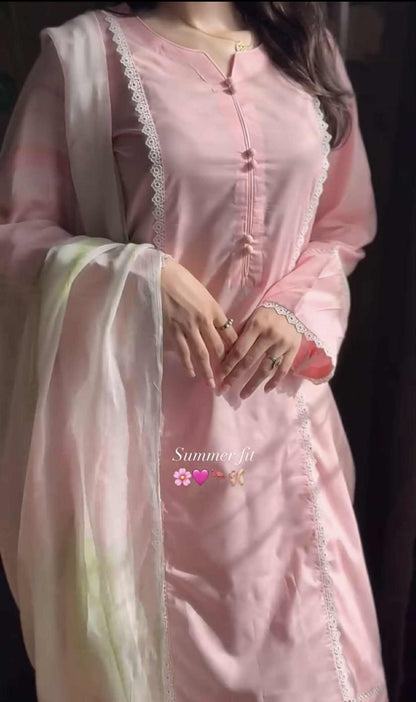 3PCS Pink Suit