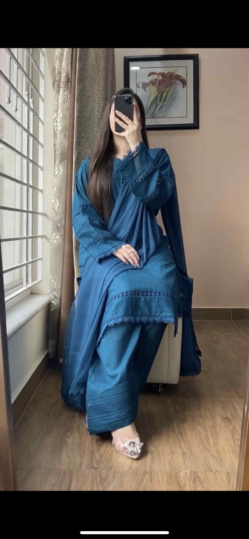 2 Stiched 3Pcs Dress